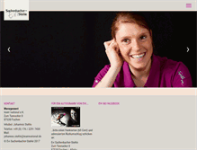 Tablet Screenshot of evi-sachenbacher.de